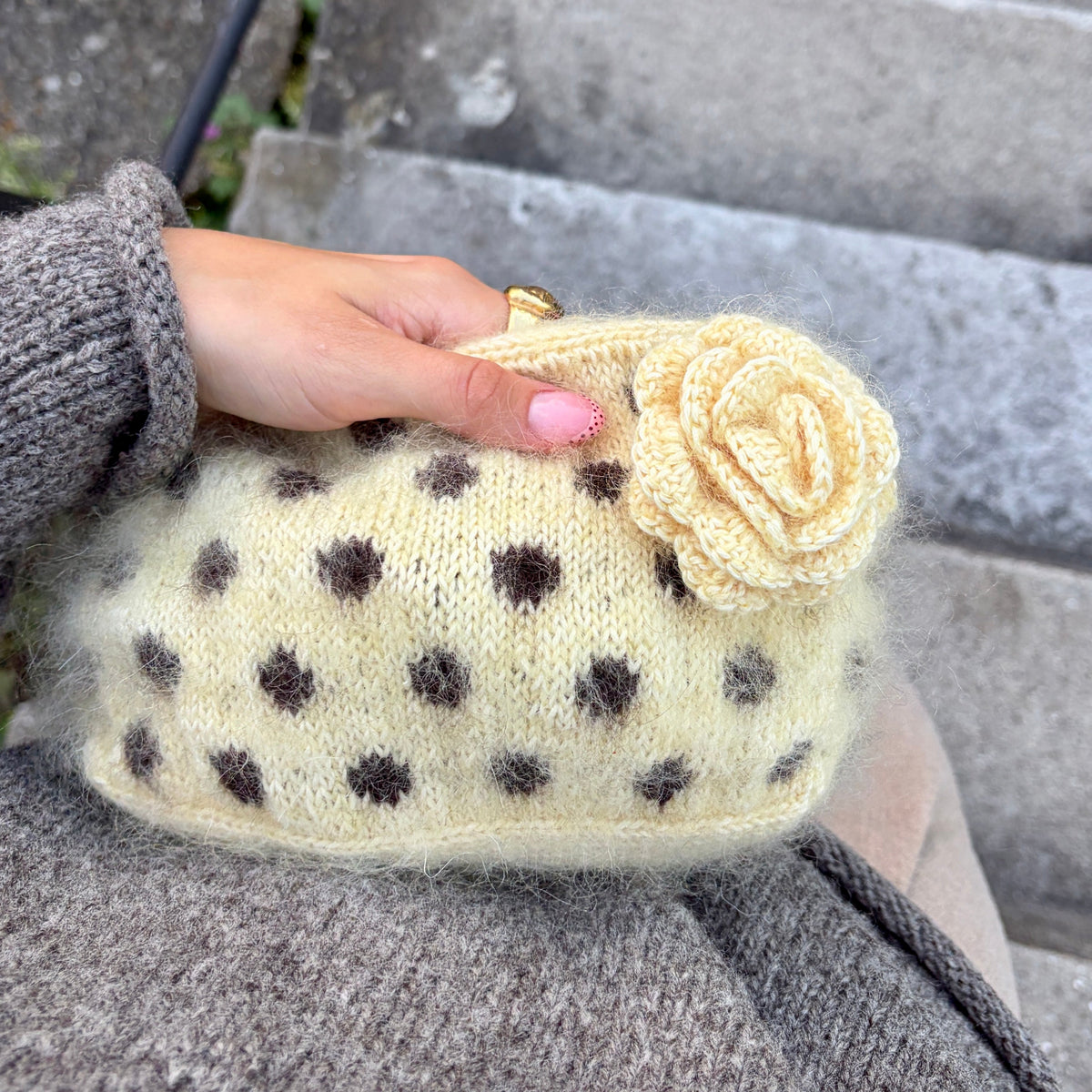 Polka Clutch - Dansk Opskrift