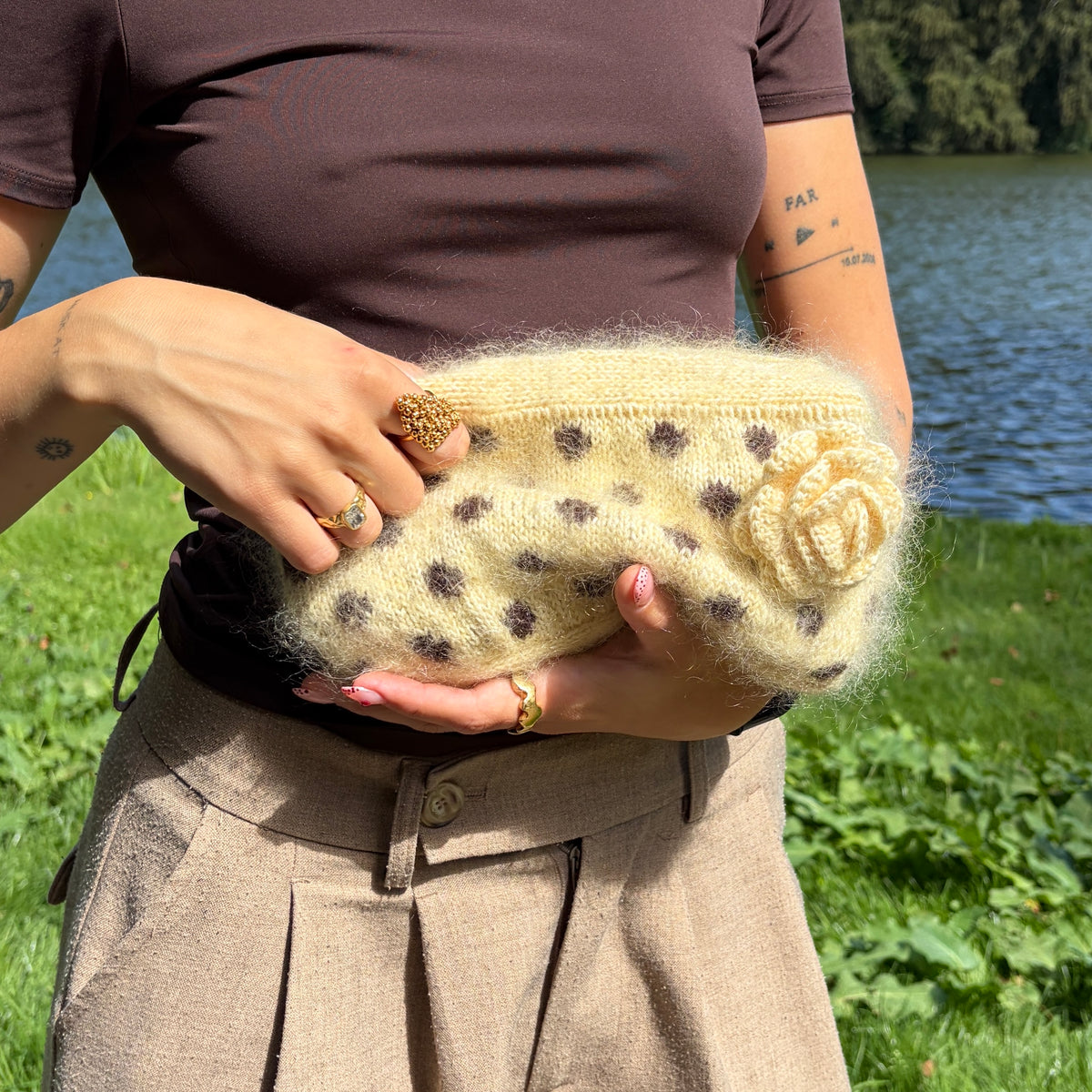 Polka Clutch - Dansk Opskrift